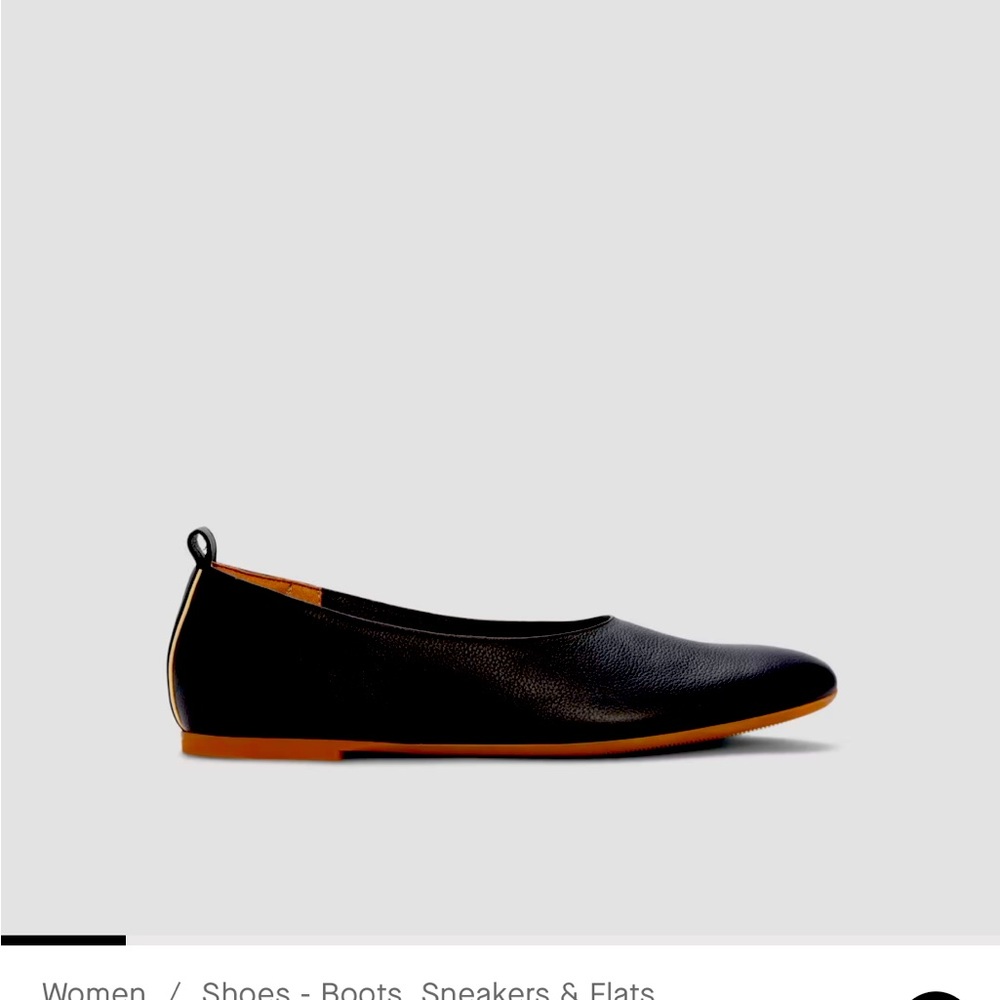 Everlane The Day Glove flats size 8 1/2 black NWT